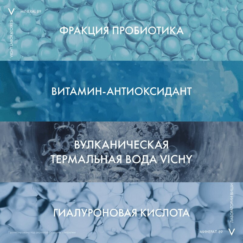 Vichy Mineral 89 Probiotic Fractions Сыворотка-концентрат укрепляющая и восстанавливающая 30 мл