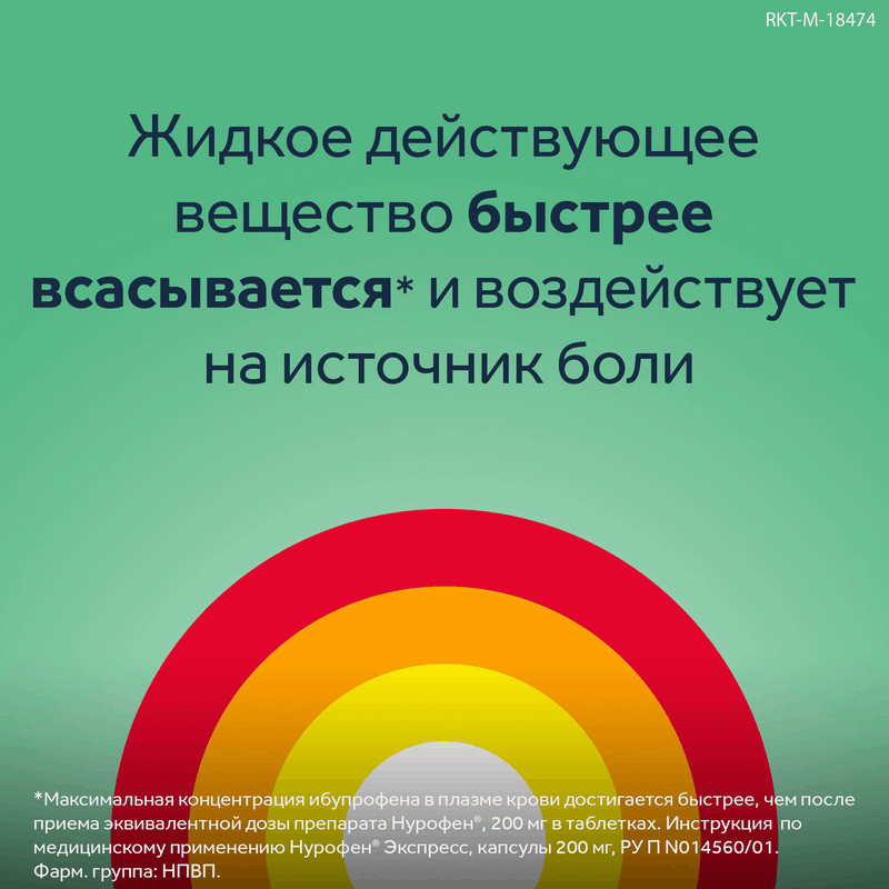 Нурофен Экспресс Форте 400 мг капсулы 30 шт