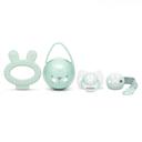 Suavinex Hygge Baby Набор детский пустышка + контейнер + держатель + прорезыватель Зеленый