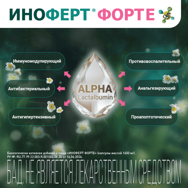 Иноферт Форте капсулы 20 шт