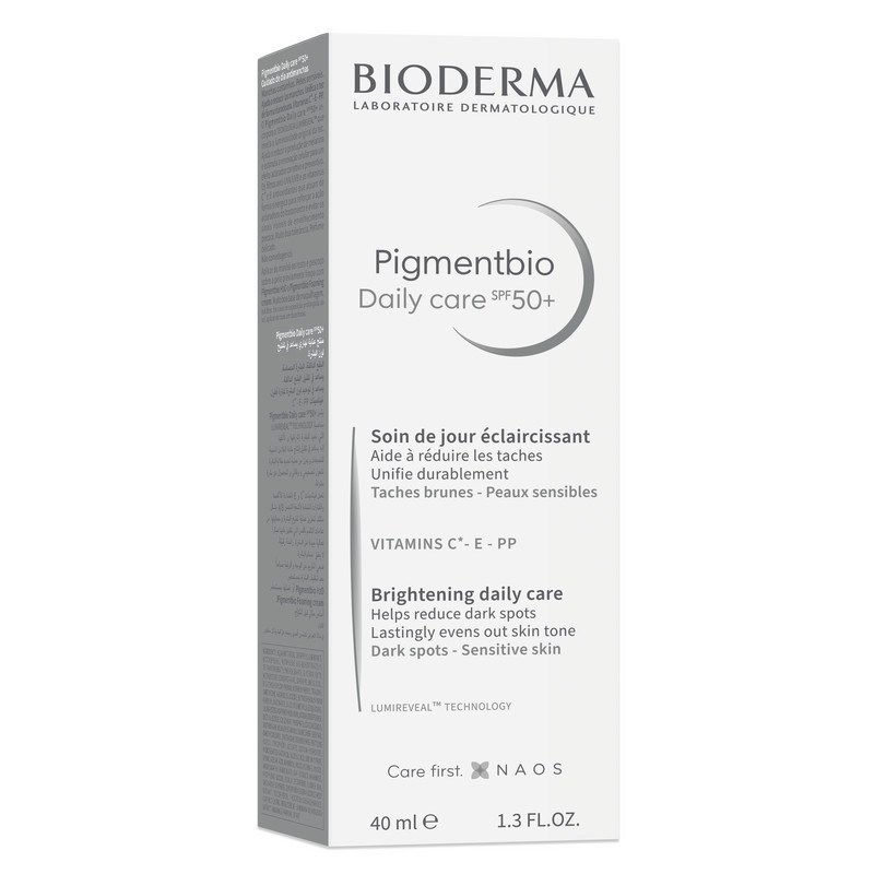 Bioderma Pigmentbio Daily care SPF 50+ Крем дневной осветляющий для кожи с гиперпигментацией 40 мл