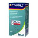 Сумамед 100 мг/5 мл порошок для приготовления суспензии для приема внутрь 20,925 г