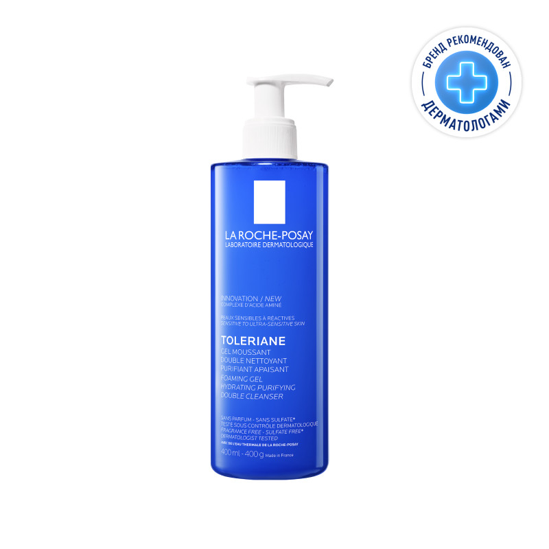 La Roche-Posay Toleriane Гель-пенка очищающая для лица 400 мл