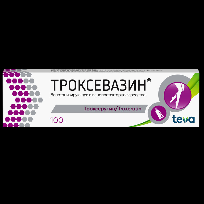 Троксевазин 2% гель для наружного применения 100 г