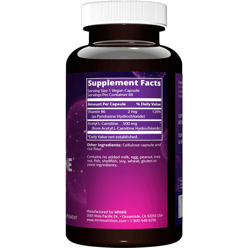 MRM Nutrition Ацетил L-Карнитин капсулы 60 шт