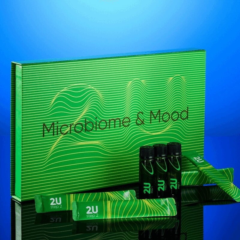 2U Microbiome & Mood жидкость 28 шт + порошок 28 шт