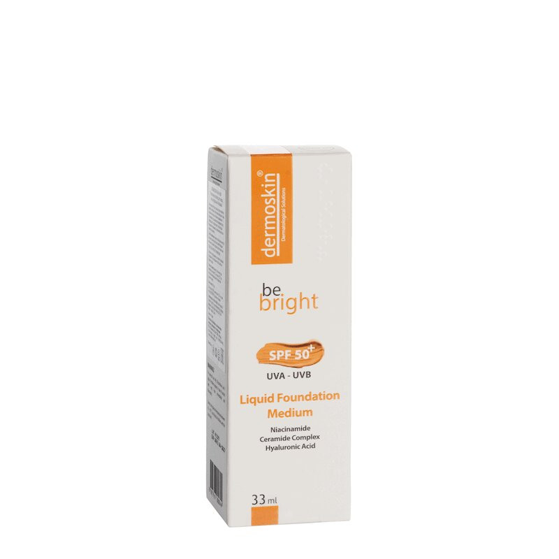 Dermoskin Be Bright Флюид тональный SPF 50 натурально-бежевый 33 мл