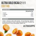 Ultrasupps BCAA 2:1:1 Комплекс аминокислот порошок Апельсин 300 г