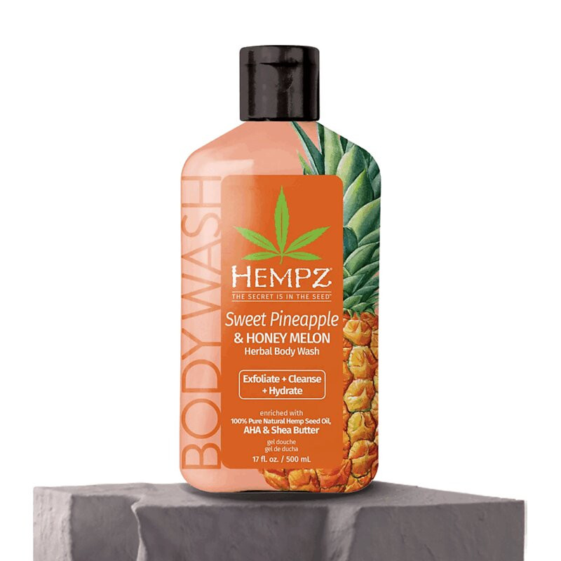Hempz Гель для душа Ананас-Медовая дыня 500 мл