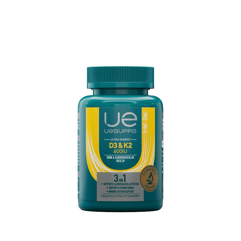 Uesupps Витамин Д3 600 МЕ + К2 капсулы 30 шт