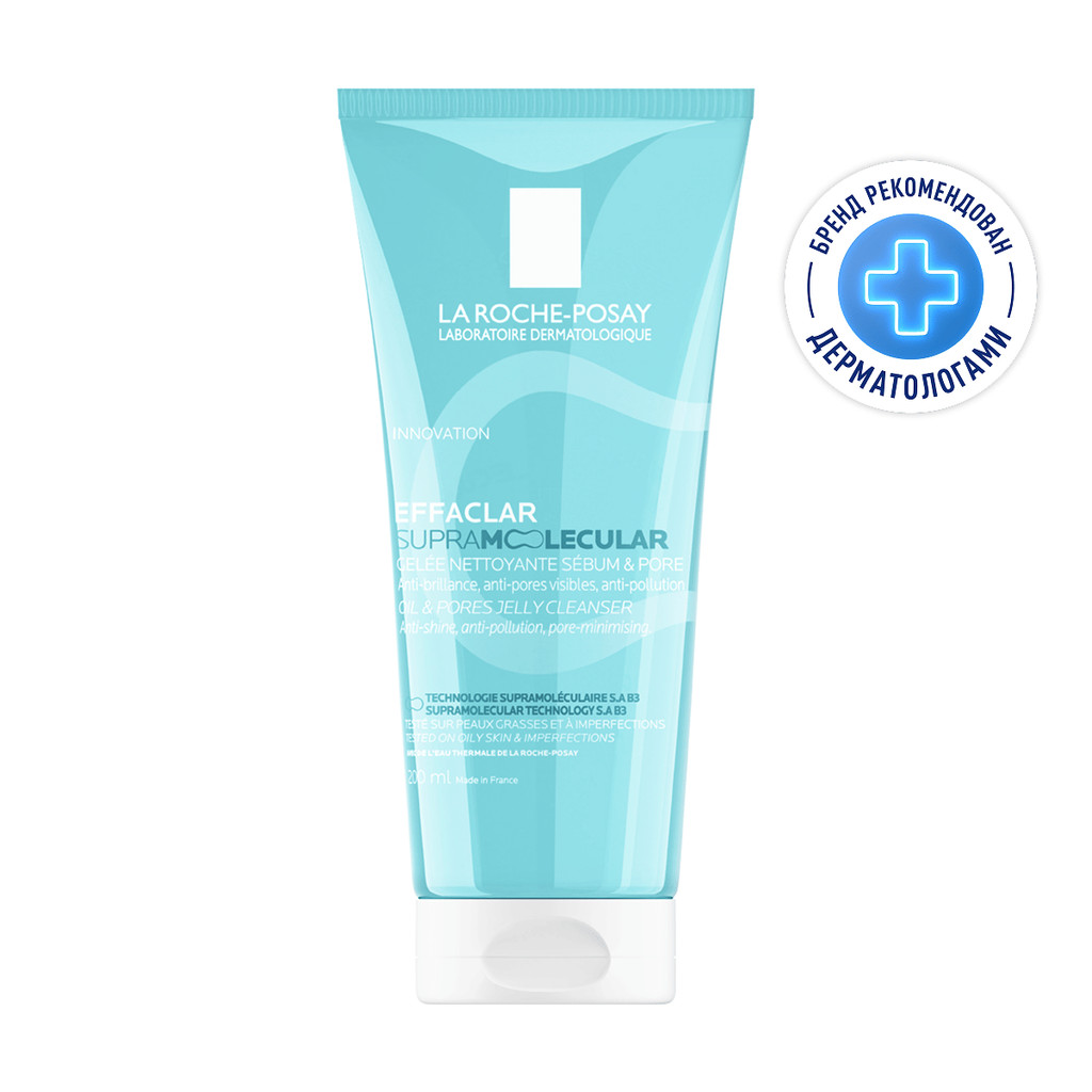 La Roche-Posay Effaclar Супрамолекулар Гель для сужения пор и матирования кожи 200 мл