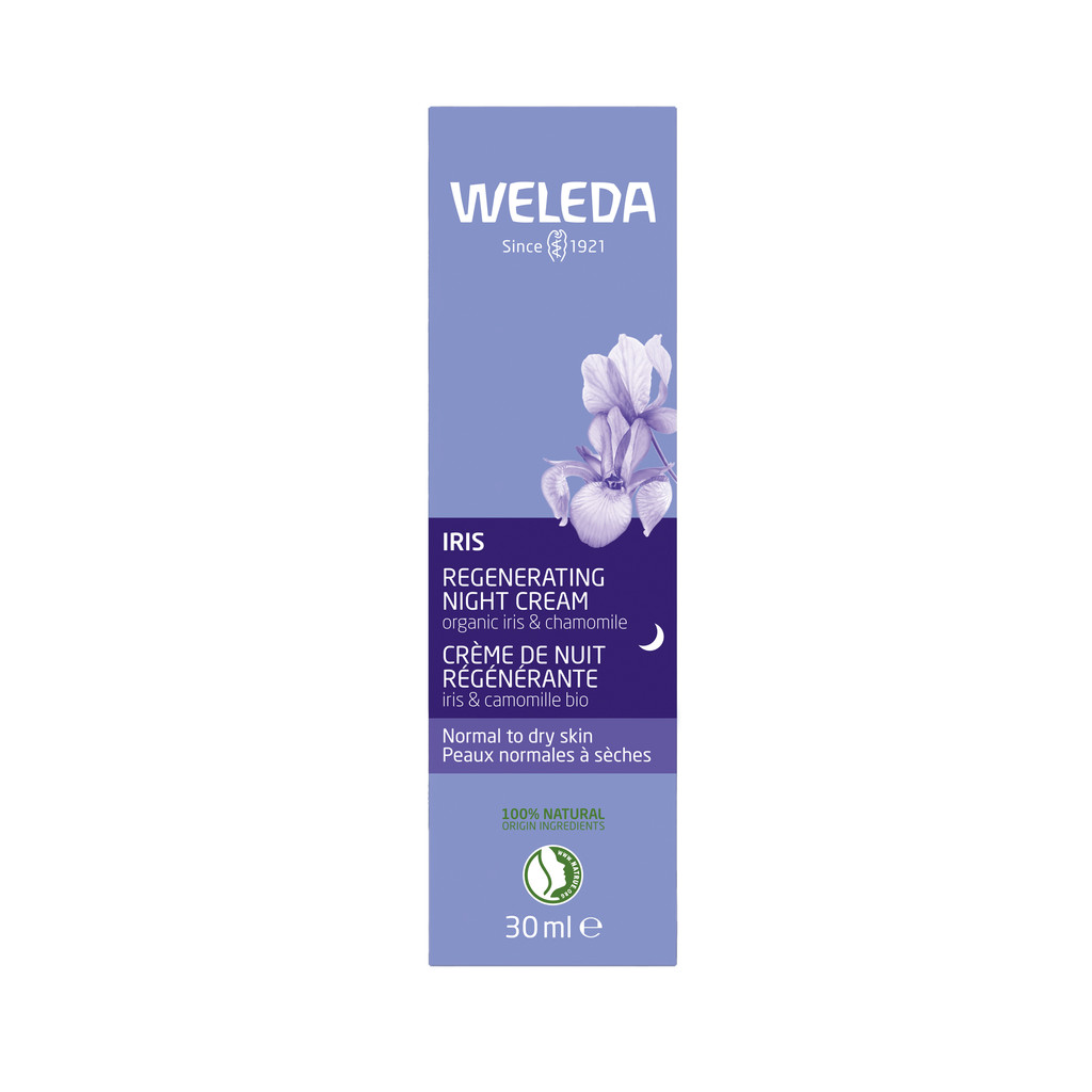 Weleda Крем для лица ночной восстанавливающий Ирис 30 мл