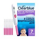Clearblue Тест на овуляцию цифровой тест-кассета + тест-полоски 7 шт