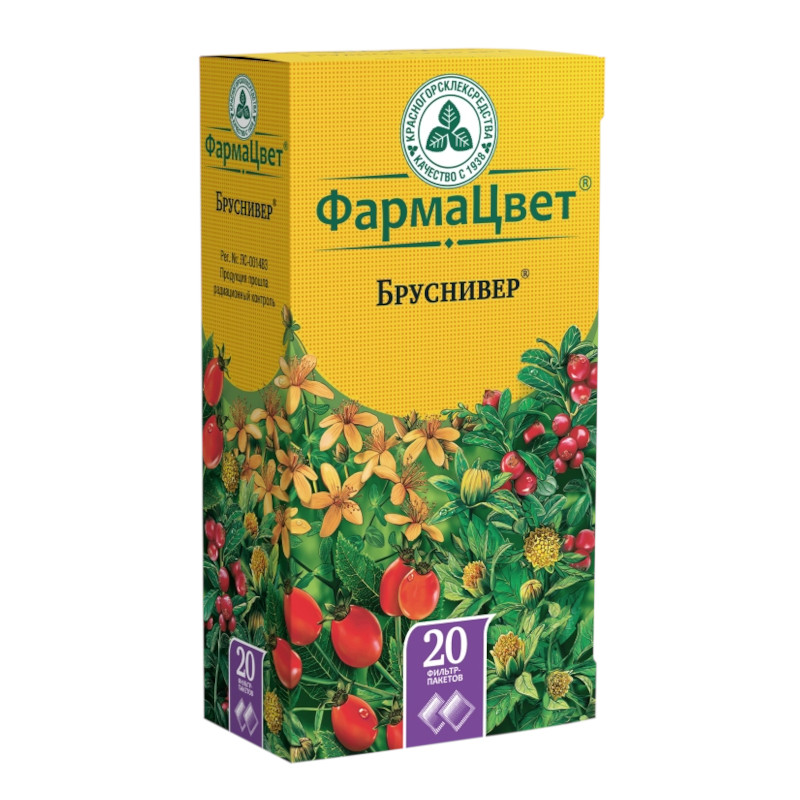 Бруснивер сбор фильтр-пакеты 2 г 20 шт