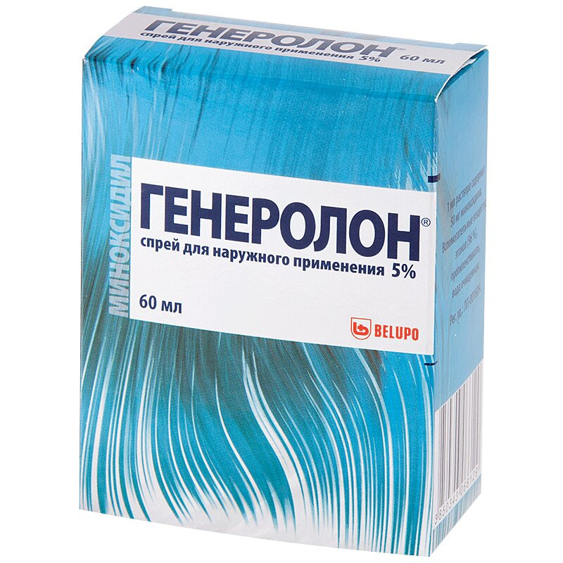 Генеролон 5% спрей для наружного применения 60 мл 1 шт