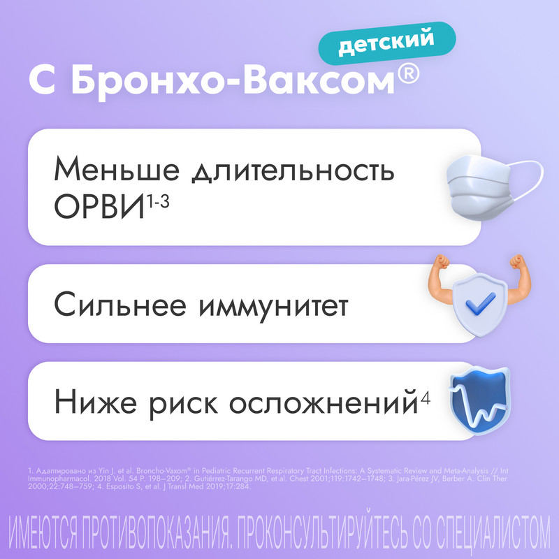 Бронхо-Ваксом детский 3,5 мг капсулы 30 шт