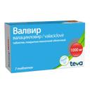 Валвир 1000 мг таблетки 7 шт